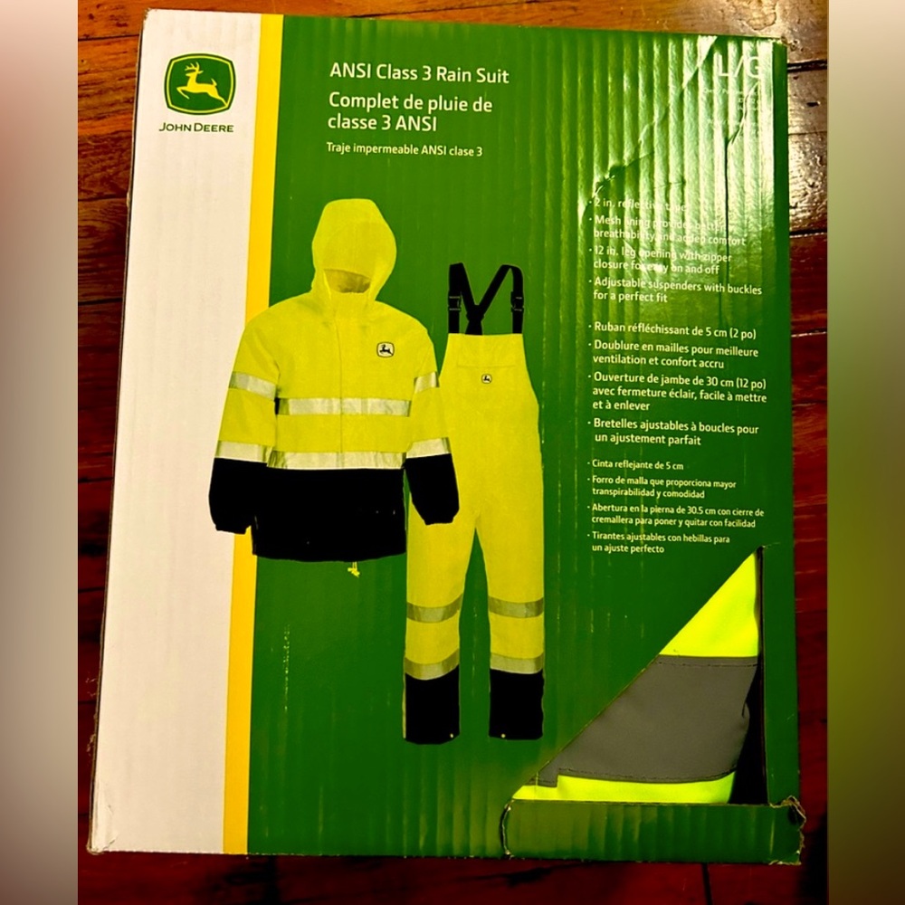 John Deere rain suit